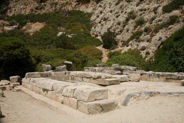 Ancient Heraion - Eastern view of the temple of Hera Akraia
